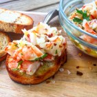 LemonyGarlickyShrimpBruschetta